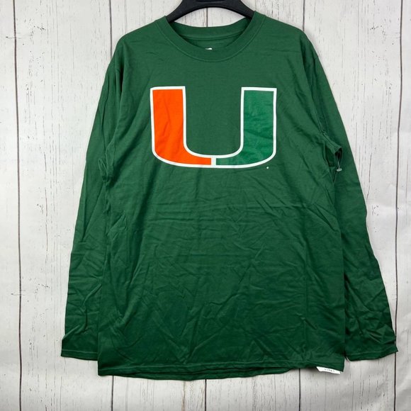 Fanatics Shirts Miami Hurricanes Ncaa Large Fanatics Casual Long